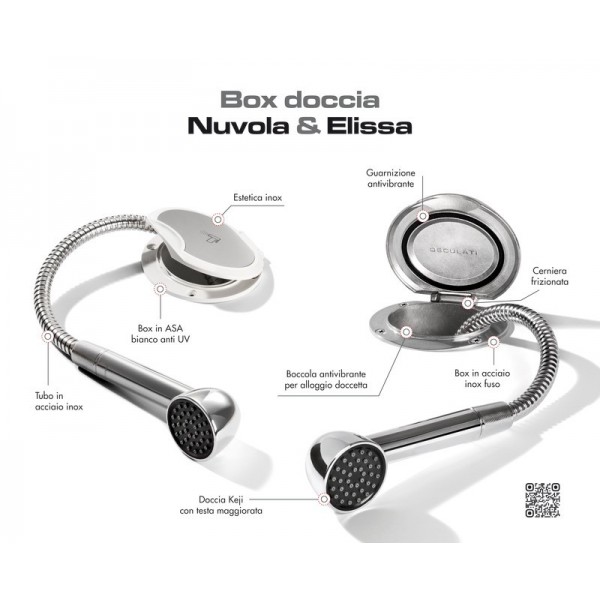 Caixa de duche Elissa Mangueira de nylon Keji 2,5 m - N°6 - comptoirnautique.com 