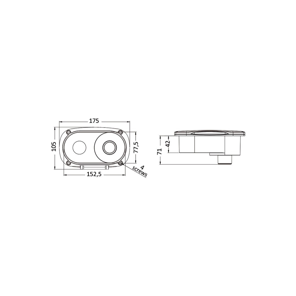 Involucro PVC Bianco Per 22.416.XX - Salvagenti Anulari E Baywatch - MTO Nautica Store