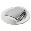 Douche eau froide Saturn base horizontale blanche  - N°1 - comptoirnautique.com