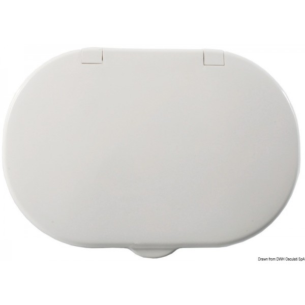 Porta ovale bianca neutra - N°1 - comptoirnautique.com