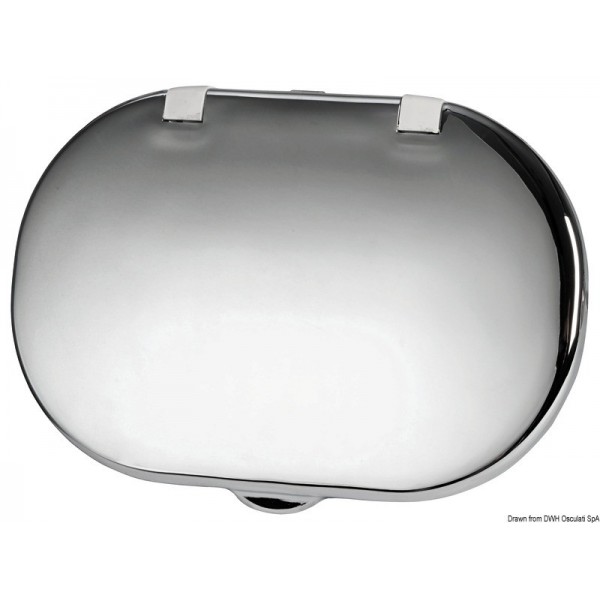 Porta ovale cromata neutra - N°1 - comptoirnautique.com