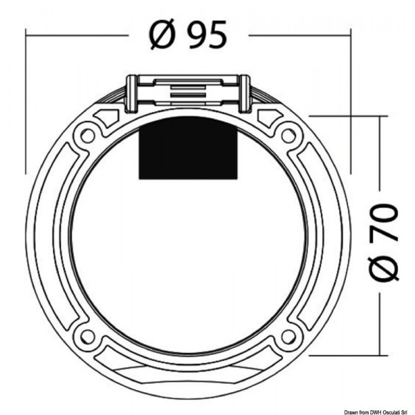 Divisória de duche com porta cruzada Classic Evo. - N°1 - comptoirnautique.com 