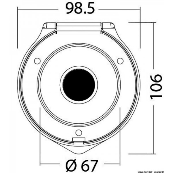 Classic Elegant shower enclosure rear exit door - N°2 - comptoirnautique.com 