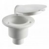 Boîtier douchette pont blanc   capot/garniture  - N°1 - comptoirnautique.com