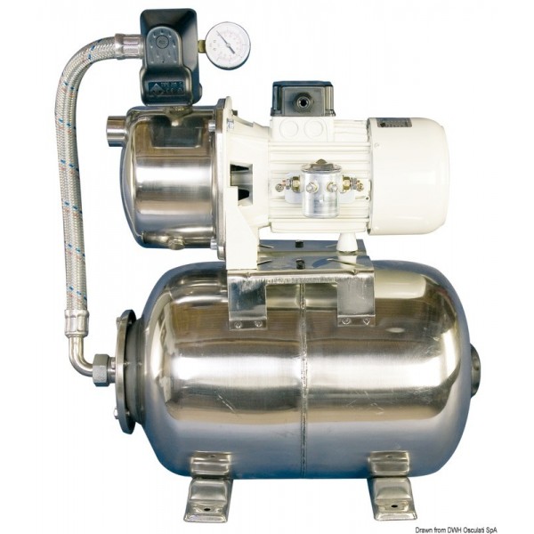 Autoclave CEM vaso di espansione in acciaio inox 20L - 24V - 50 L/min - N°1 - comptoirnautique.com