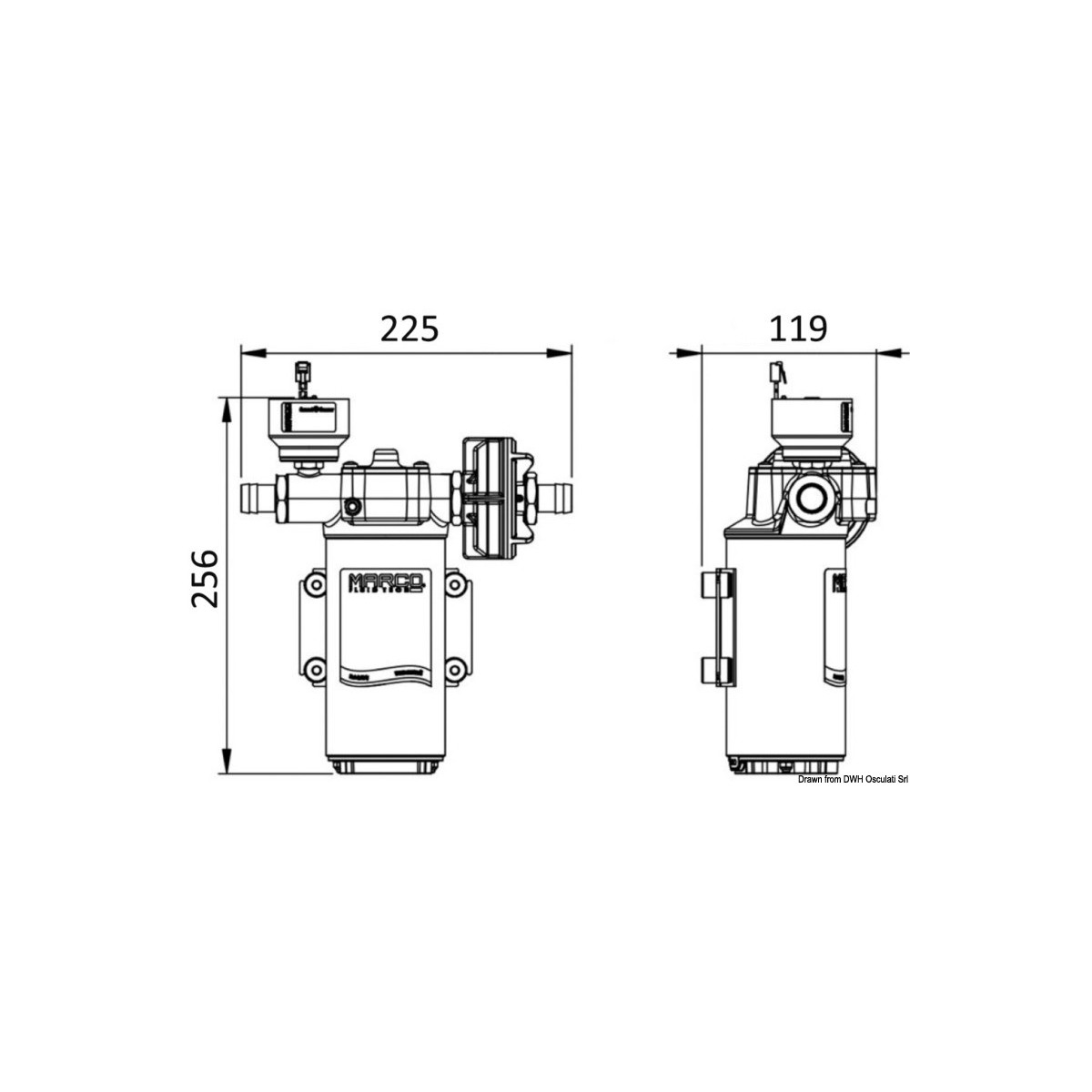 Marco Autoclave automatique contrôle électronique Marco - 24V - 46 L ...