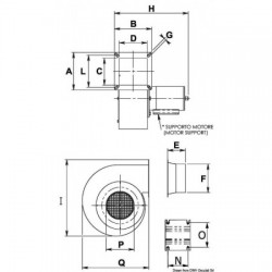 Zentrifugalventilator 24 V...