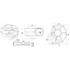 Aspiratore centrifugo con staffa 12 V 11,5 A - N°3 - comptoirnautique.com