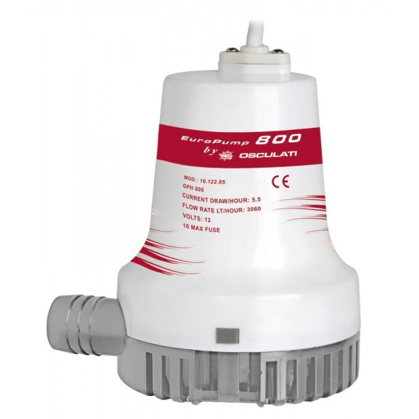 Bomba de achique sumergible Europump II 800 12 V - N°1 - comptoirnautique.com