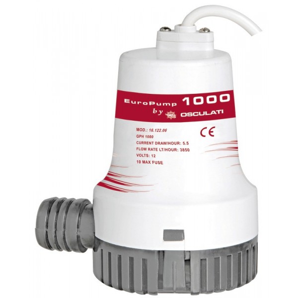 Pompa di sentina sommergibile Europump II 1000 12 V - N°1 - comptoirnautique.com