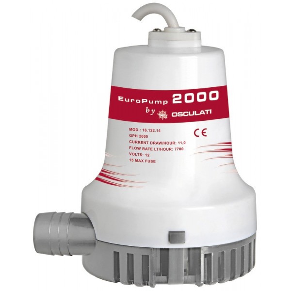 Bomba de achique sumergible Europump II 2000 12 V - N°1 - comptoirnautique.com