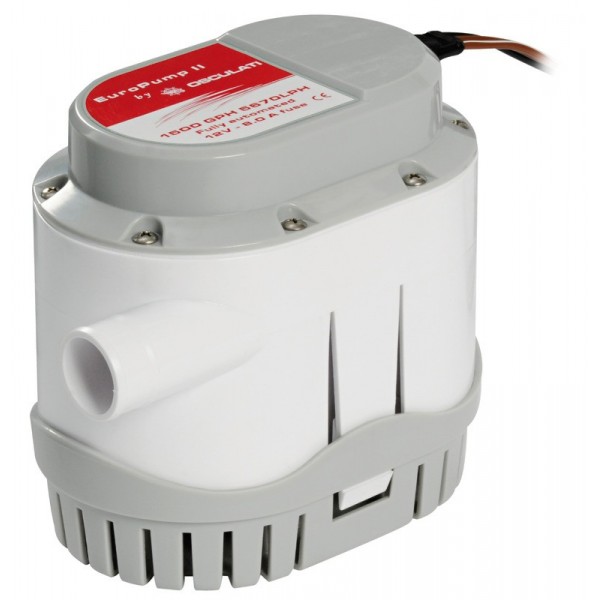 Pompa automatica Europump II - 12V - 128 L/min - N°1 - comptoirnautique.com