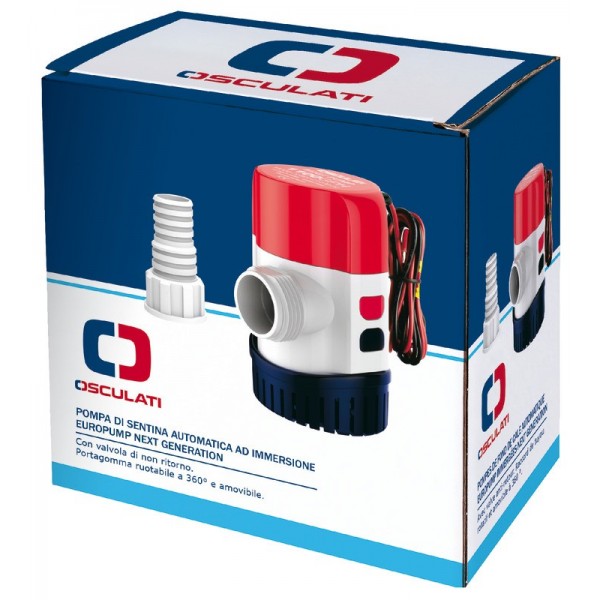 Pompe de cale auto Europump Next Generation 600 - 12V - 38 L/min - N°4 - comptoirnautique.com