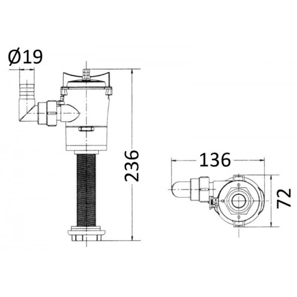 Europump In-Line Partition Ventilation Pump - N°1 - comptoirnautique.com