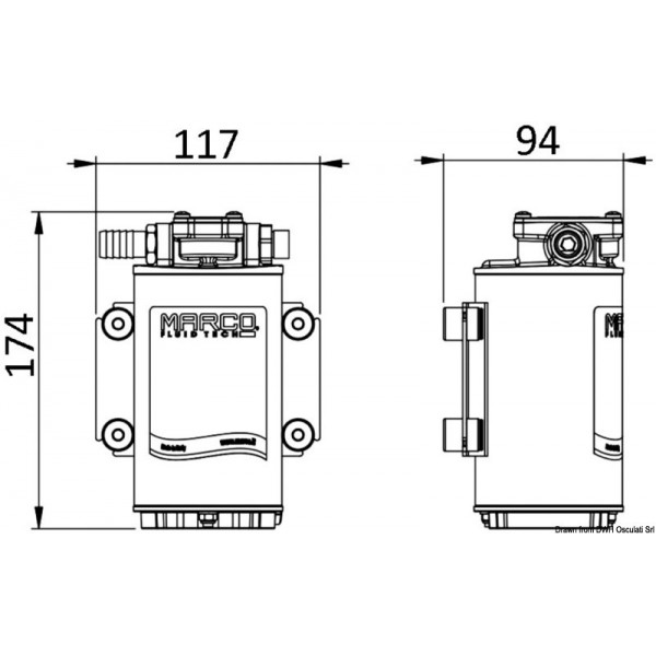 Bomba eléctrica para transferência/mudança de óleo 12V 10A - N°2 - comptoirnautique.com