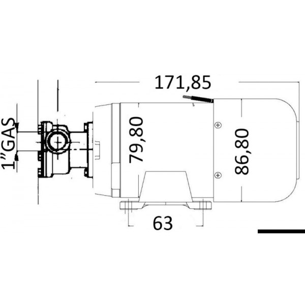 Pompa di sentina autoadescante-24 V 80 l/min - N°3 - comptoirnautique.com