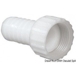 3/4" NPTx16mm espiga recta