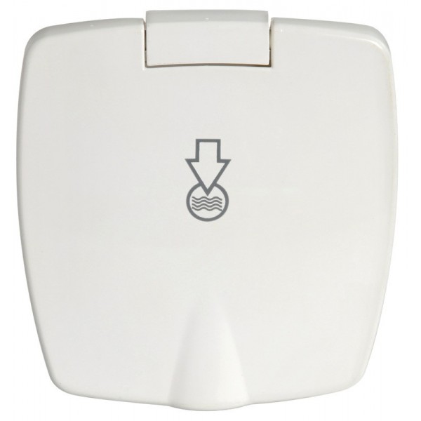 New Edge flush-mounted water pressure regulator white - N°1 - comptoirnautique.com 