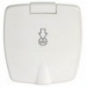 Regolatore di pressione dell'acqua ad incasso New Edge bianco