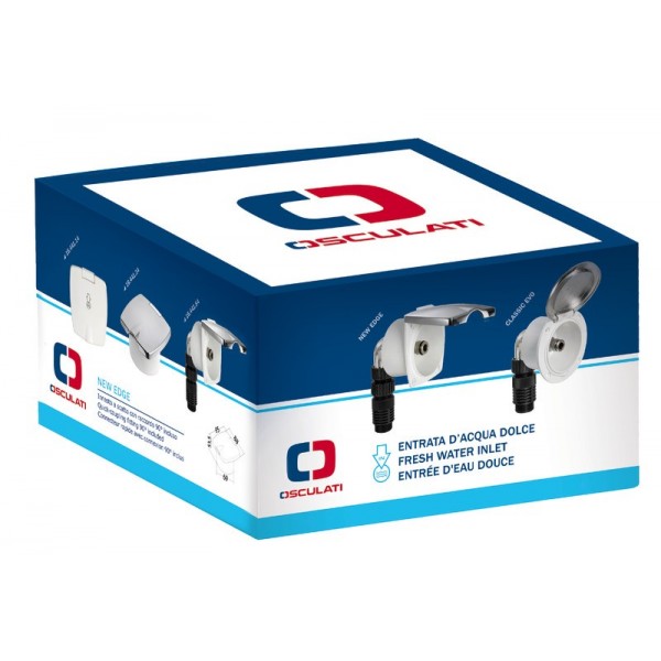 Regolatore di pressione dell'acqua ad incasso New Edge bianco - N°2 - comptoirnautique.com