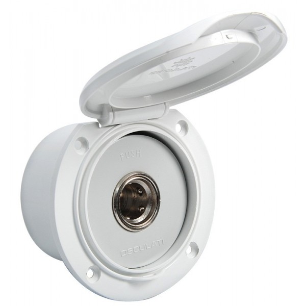 Classic Evo white deck wash inlet - N°1 - comptoirnautique.com