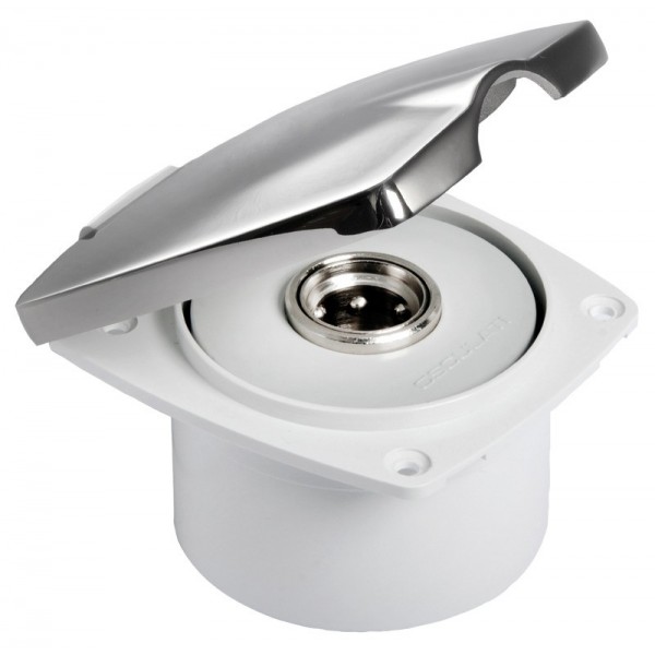 Bocchetta di lavaggio del ponte in acciaio inox New Edge - N°1 - comptoirnautique.com