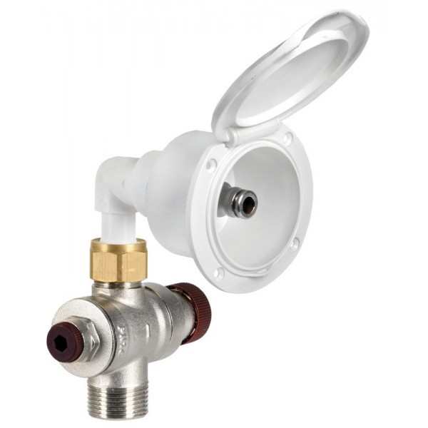 Heavy Duty Classic EVO chrome-plated freshwater inlet - N°2 - comptoirnautique.com