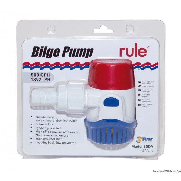 Pompe cale immergée Rule New Generation 360 12 V  - N°2 - comptoirnautique.com