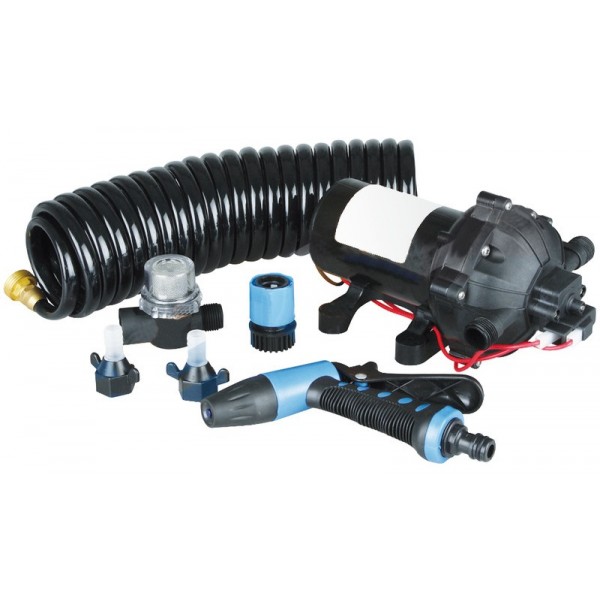 Kit di lavaggio per il lavaggio del ponte 12 V - N°1 - comptoirnautique.com