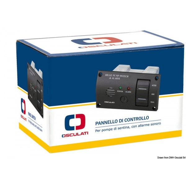 Pannello di controllo a 3 posizioni per la pompa di sentina - 12/24V - N°2 - comptoirnautique.com