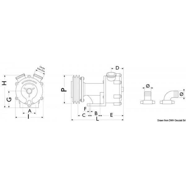 Bomba autocebante desembragable 230 l/min - N°2 - comptoirnautique.com