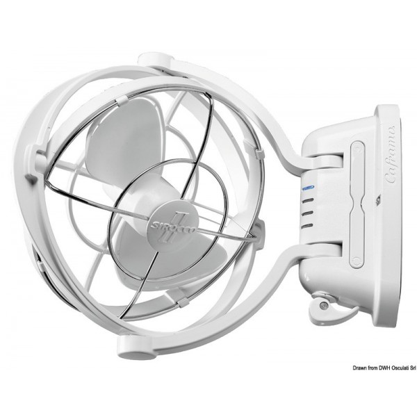 Ventilatore Caframo Sirocco bianco 12/24 V - N°1 - comptoirnautique.com