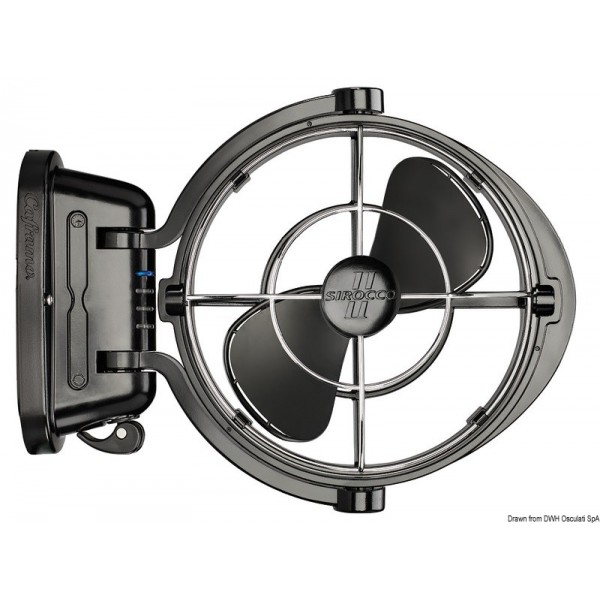 Ventilatore Caframo Sirocco nero 12/24 V - N°2 - comptoirnautique.com