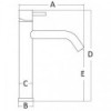Miscelatore a cartuccia ceramica alta Jessy H 215 mm - N°2 - comptoirnautique.com