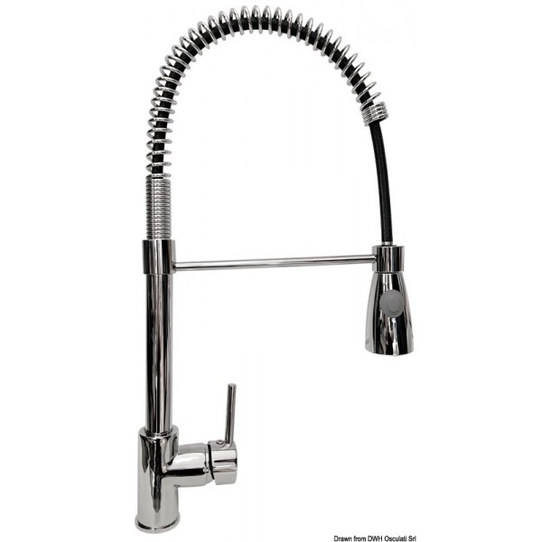 Jessy kitchen faucet with hand shower - N°1 - comptoirnautique.com 