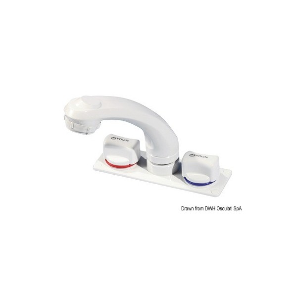 Rubinetto doccia corto Whale Elegance caldo/freddo  - N°1 - comptoirnautique.com