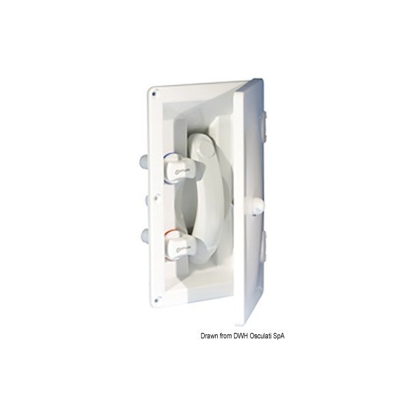 Built-in shower Whale without cover hot/cold  - N°1 - comptoirnautique.com
