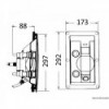 Built-in shower Whale without cover hot/cold  - N°2 - comptoirnautique.com