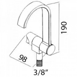 Cold water style tap