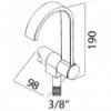 Rubinetto stile acqua fredda - N°2 - comptoirnautique.com