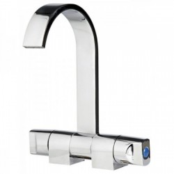 Hot and cold water style tap