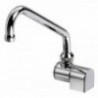 Chrome-plated brass flip-up spout