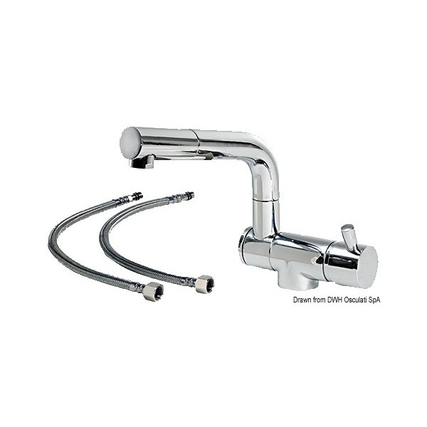 Double-articulated folding mixer water ch/fr - N°1 - comptoirnautique.com 