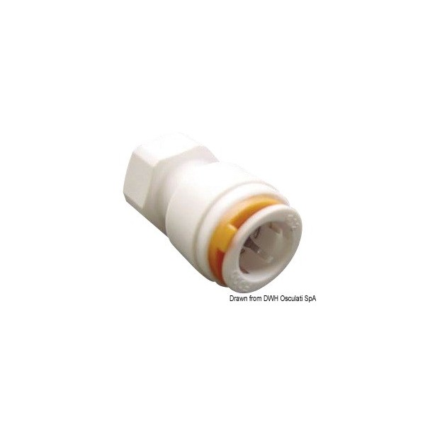 Raccord femelle/femelle de 3/8" - N°1 - comptoirnautique.com