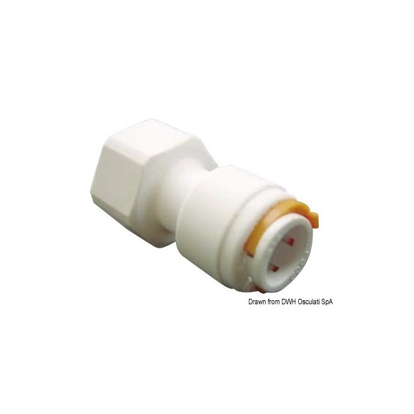 Raccord femelle/femelle de 1/2" - N°1 - comptoirnautique.com