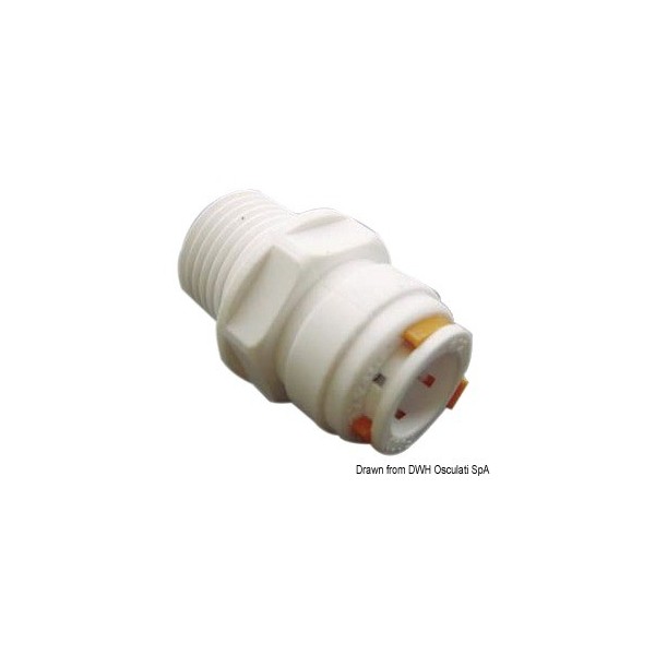 Raccord femelle/mâle de 1/2" - N°1 - comptoirnautique.com