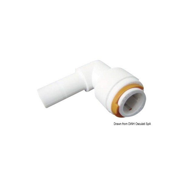 90° female fitting with spigot - N°1 - comptoirnautique.com