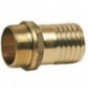 1/4" x 8 mm casquillo macho de latón fundido