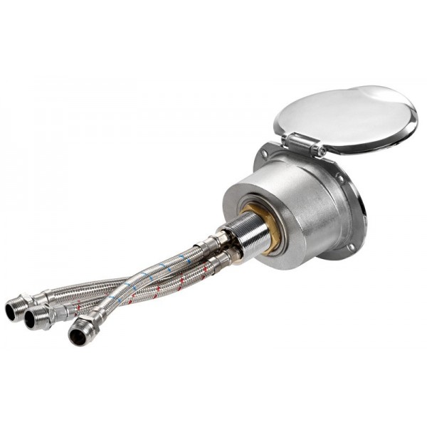 Elissa deck shower box with mixing valve - N°2 - comptoirnautique.com