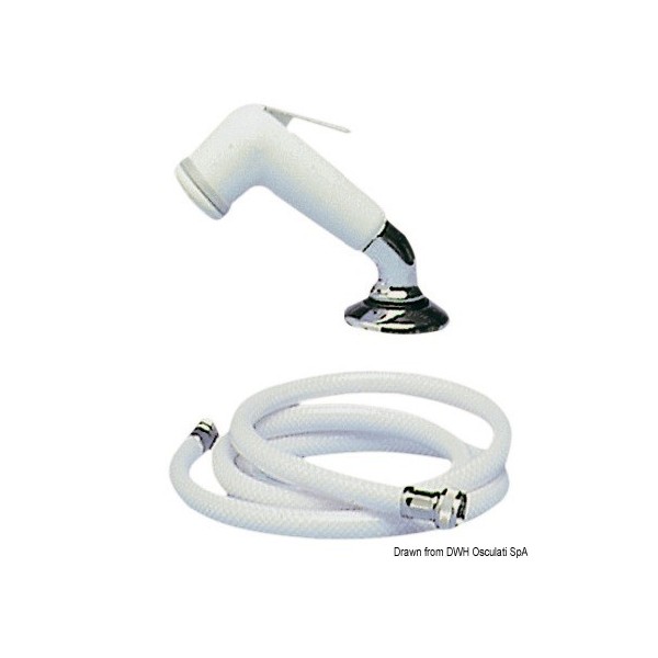 Hand shower 3/8" 1,5 m - N°1 - comptoirnautique.com 